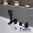Смеситель для ванны Timo Torne 4330/03Y с душем (на борт ванны), черный матовый