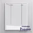 Зеркальный шкаф Акватон Инфинити 76 с LED подсветкой, белый