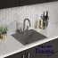 Кухонная мойка из кварцгранита Lemark Hanka 570 9910017, серый шёлк