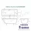 Ванна чугунная Delice Aurora 170x70 с отверстиями для ручек