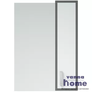 Зеркальный шкаф Corozo Спектр 50, серый