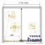 Душевая дверь в нишу Cezares STREAM-BF-1-120-C-Cr 120x195 стекло прозрачное