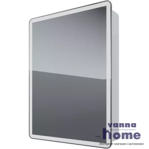 Зеркальный шкаф Dreja Point 60 с LED подсветкой, белый