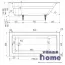 Ванна чугунная Delice Parallel 170x80