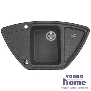 Кухонная мойка из мрамора Акватон Лория графит