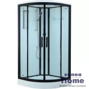 Душевая кабина Timo Standart Т-6601 Black 100x100