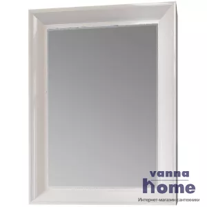 Зеркало Marka One Delice 65 с подсветкой, white