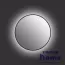 Зеркало Cersanit Eclipse Smart 90x90 с подсветкой, в черной рамке
