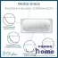 Ванна чугунная Delice Grace 170x70 с антискользящим покрытием