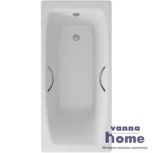 Ванна чугунная Delice Repos 150x70 с ручками