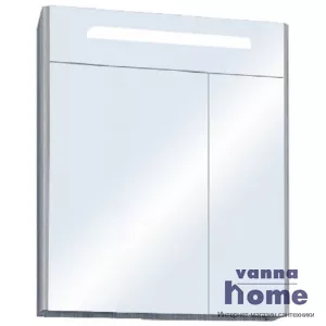 Зеркальный шкаф Акватон Сильва 60 с LED подсветкой, дуб фьорд