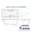 Ванна чугунная Delice Malibu 170x70 с отверстиями для ручек
