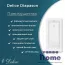 Ванна из литьевого мрамора Delice Diapason 150x70 глянцевая