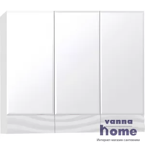 Зеркальный шкаф Style Line Вероника 80 Люкс, белый