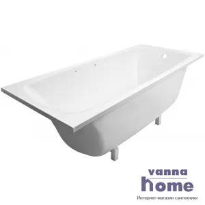 Ванна из литьевого мрамора Luxus Waterfall 170x75 с отверстиями для ручек