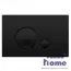 Комплект инсталляция OLI 80 Eco + подвесной унитаз Point Вега черный + кнопка смыва Globe (черная)