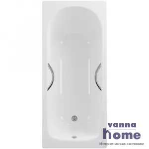 Ванна чугунная Artex Cont 180x80 с отверстиями для ручек