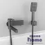Смеситель для ванны Iddis Slide SLIGM00i02 с душем, графит