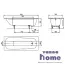 Стальная ванна Kaldewei Saniform Plus 363-1 170x70 с покрытием Anti-Slip и Easy-Clean, 111830003001