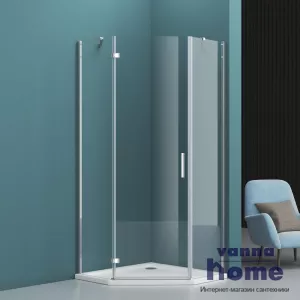 Душевой уголок BelBagno KRAFT-P-1-100-C-Cr-L 100x100