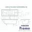 Ванна чугунная Delice Parallel 170x70 с антискользящим покрытием