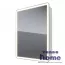 Зеркальный шкаф Dreja Point 60 с LED подсветкой, белый