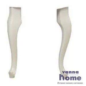 Ножки для мебели Акватон Венеция 37 см, 2шт. белые