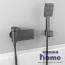 Смеситель для ванны Iddis Slide SLIGM00i02 с душем, графит