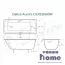 Ванна чугунная Delice Aurora 150x70 с отверстиями для ручек