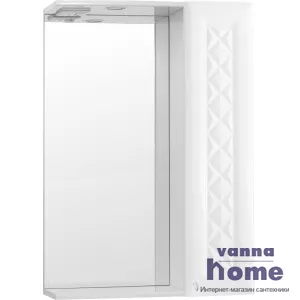 Зеркальный шкаф Style Line Канна 60/С Люкс с подсветкой, белый
