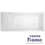Ванна из литьевого мрамора Luxus Emerald 160x70 с отверстиями для ручек