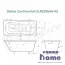 Ванна чугунная Delice Continental 120x70 с антискользящим покрытием