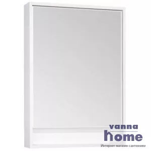 Зеркальный шкаф Акватон Капри 60 с LED подсветкой, белый