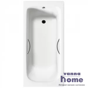 Ванна чугунная Delice Fort 200x85 с отверстиями для ручек
