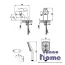 Смеситель на борт ванны Lemark Unit LM4515C с душем